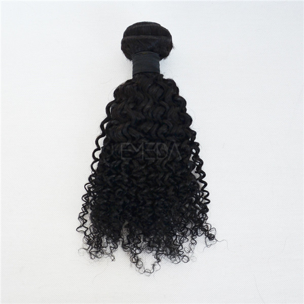 Natural unprocessed malaysian hair extensions afro curl kinky curly YJ161
